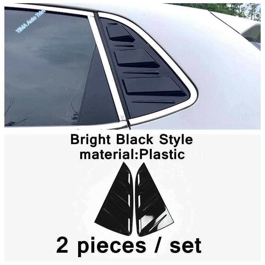 Rear Quarter Window Blinds Side Tuyere Louvers Cover Trim For VW Volkswagen Polo 2011 2012 2013 - 2018 Decoration Accessories