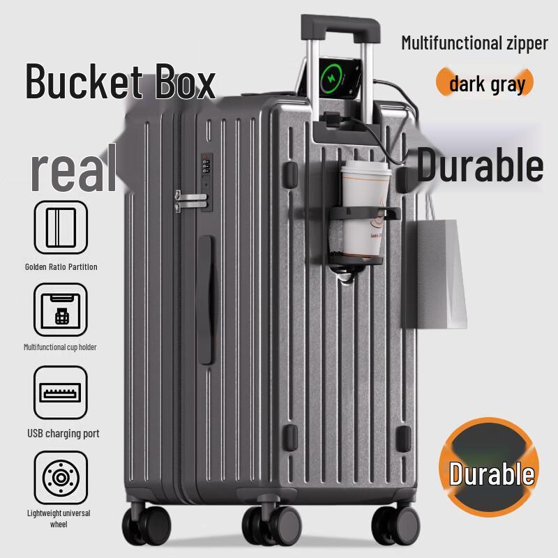 Kuaichi 26-inch Multifunctional Suitcase