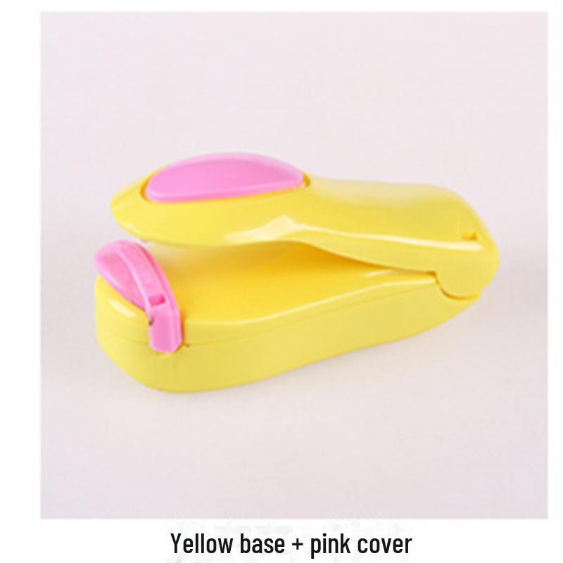 

Мини-запайщик для пакетов с закусками и едой Candy Color base + cover розовый/жёлтый