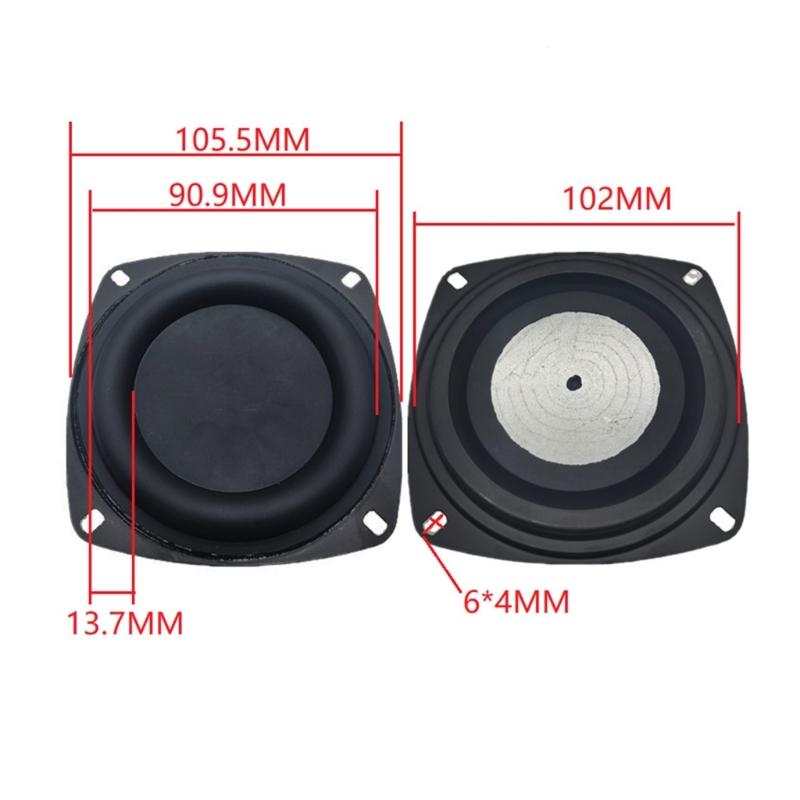 Durable 2/3/4inch Diaphragm Replacement Bass Voice Coil Speaker Horn DIY Repair Component Vibration Plates Speaker Plate