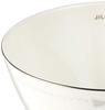 JILL STUART Schalen- und Tellerset, 13cm, Silber, Bandmuster, Stilvoll und Niedlich, Paar kleine Schalen, Hergestellt in Japan, Geschenkverpackt, 41635-33351