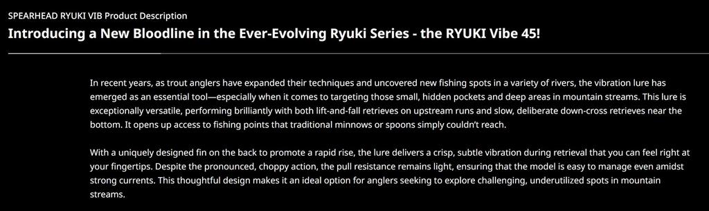 Duo Spearhead Ryuki Vib 45S Sinking Lure ADA4013 (6299)