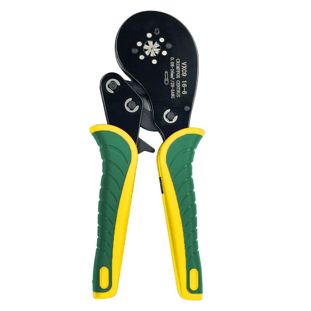 Ferrule Crimping Pliers 0.08-16mm² Professional Ferrule Crimping Tool Kit VXC9 16-6 Precision Wire Clamp Crimper Terminal Set