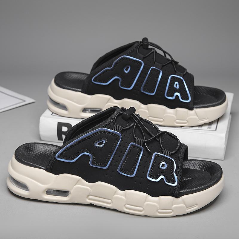 Men's Casual Slippers Non-Slip Anti-wear Men's Home and Outdoor Slippers Soft and Comfort Beach Shoe Trendy Fashion Mens Sandal