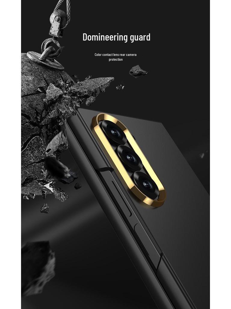 Samsung Z Fold 6 Foldable Screen Frosted Case & Lens Protector