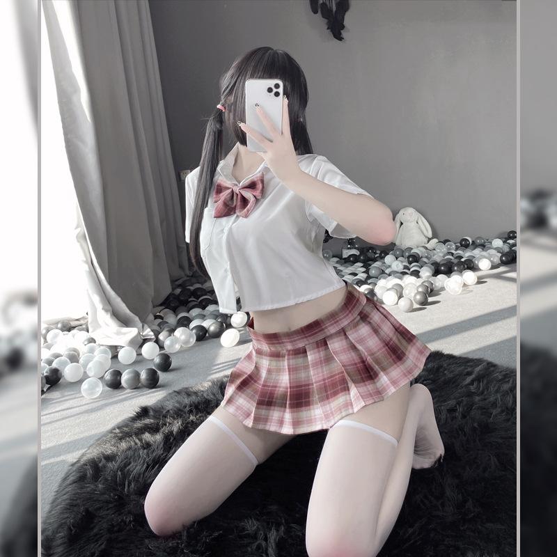 JK Short Skirt, Pure Desire College Style, Pure Butterfly Short Student Clothing, One Campus Uniform.