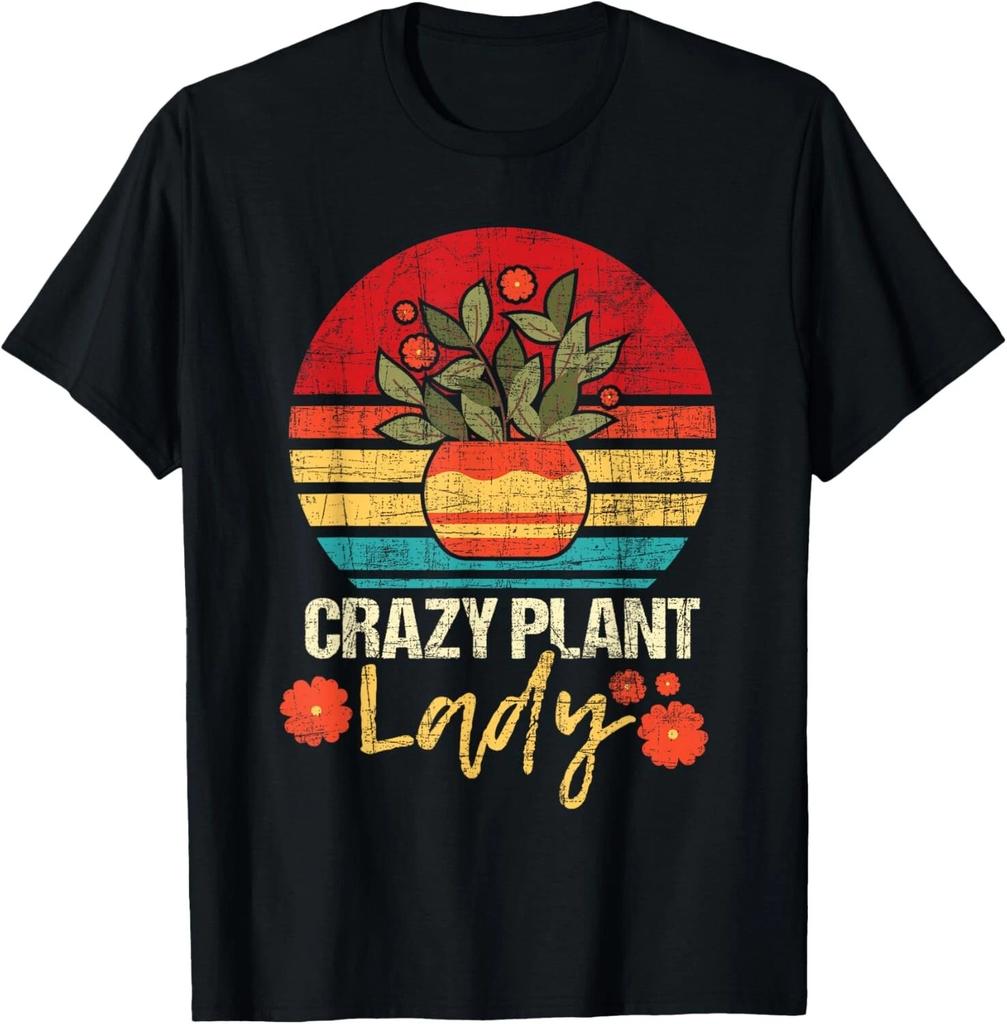 Crazy Plant Lady - Botany Botanist Gardening Plant Lover Gift Unisex T-Shirt