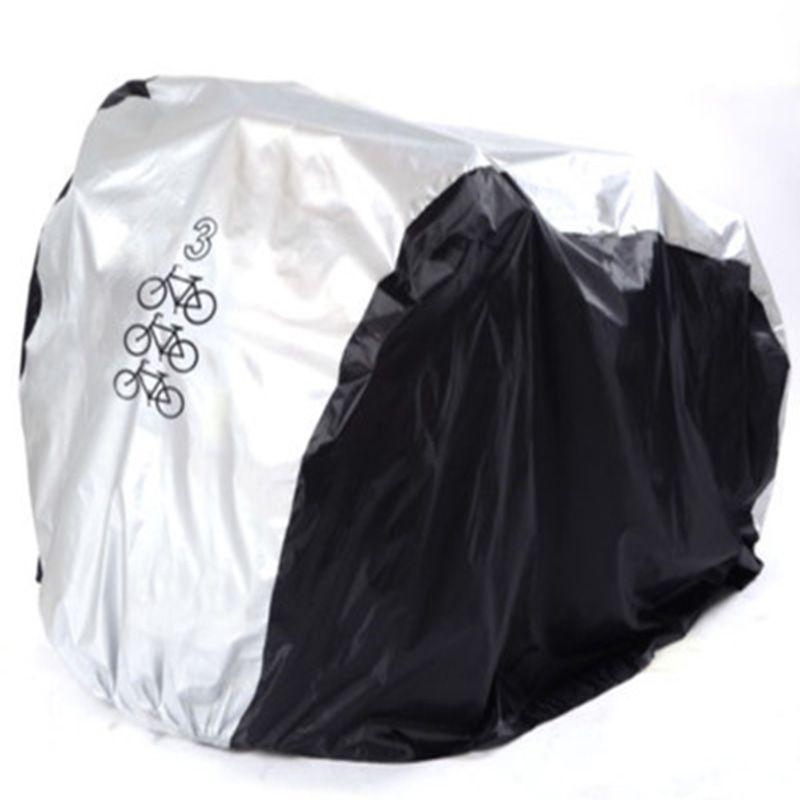 High Density Waterproof Bicycle Cover For Single Double Triple Bikes With Sun Protection