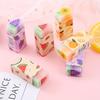 12/32/36pcs Cute Erasers Wholesale Fruit Ball Dinosaur Fun Desk Pets Pencil Erasers for School Supplies Prize Gifts Party Favors