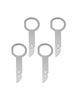 Metal Radio Release Tools 4 Keys for Ford and For Mercedes Compatible with Various Vehicle Types for Quick Radio Removal