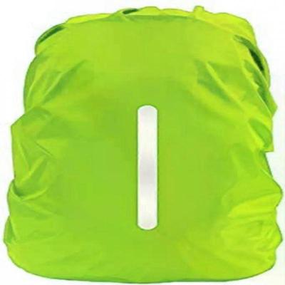 Regnslag til rygsække og skoletasker (25-70L), vandtæt rygsæk regnslag, regnkappe med reflekser til vandreture, camping, cykling (fluorescerende