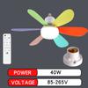 E27 with Remote LED 30W Ceiling Fan Light Dimming Function Suitable for Living Room Study and Home use 85-265V lamp