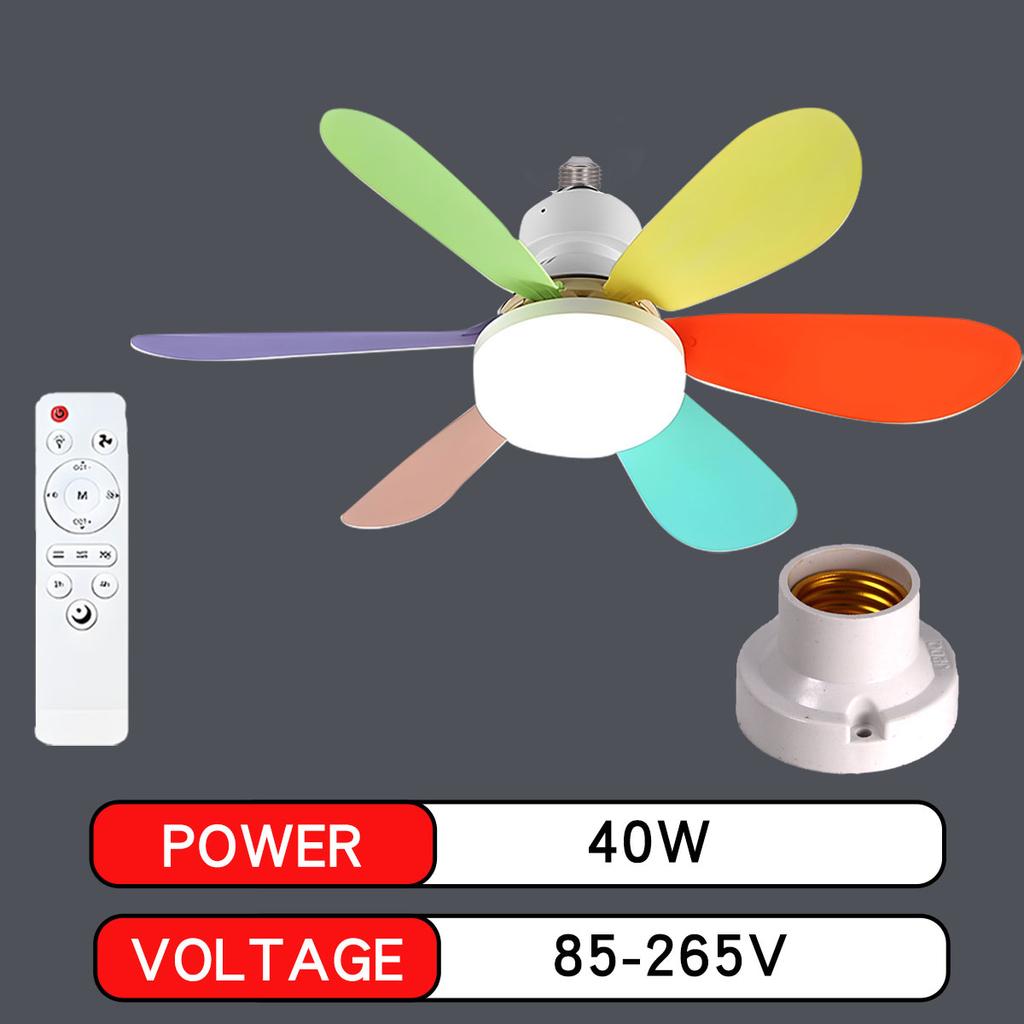 E27 with Remote LED 30W Ceiling Fan Light Dimming Function Suitable for Living Room Study and Home use 85-265V lamp