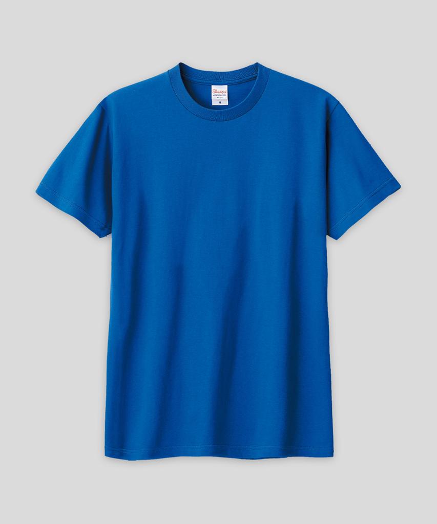 Peulinteuseuta 17-Count Basic Plain Layered Short Sleeve T-Shirt_Standard Length - Royal