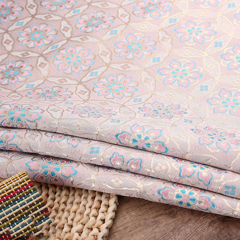 100*150cm High-grade Brocade Jacquard Fabric Satin Fabric Diy Sewing Hanfu Kimono Children's Clothing Chinese Costume Apparel