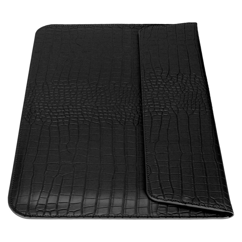 Laptop Sleeve 15.4in Magnetic Buckle Design 39x28x1cm Protective Waterproof PU Laptop Case for
