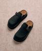 6Ft [+5.5Cm] Boto Strap Mule (Denim Black)