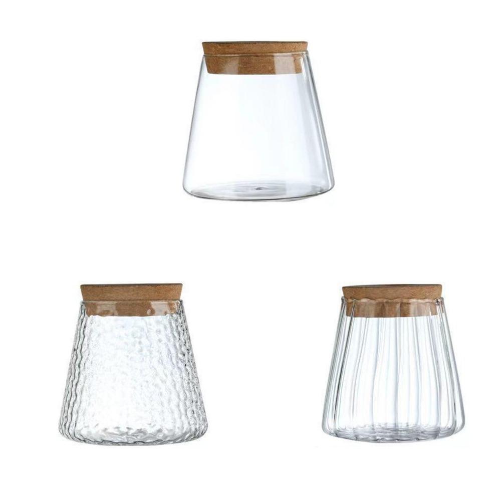 3PCS Transparent Hydroponic Plants Vase Decorative with Cork Glass Vase Small Size Flower Arrangement Vase Garden Accessories