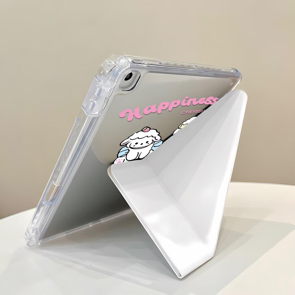 Cute Lamb Cartoon Case For iPad 11 10.9in 7th 8th 9th Gen 10.2 Case for iPad A16 11th Air 13 4 5 Pro 11 Case Y Fold