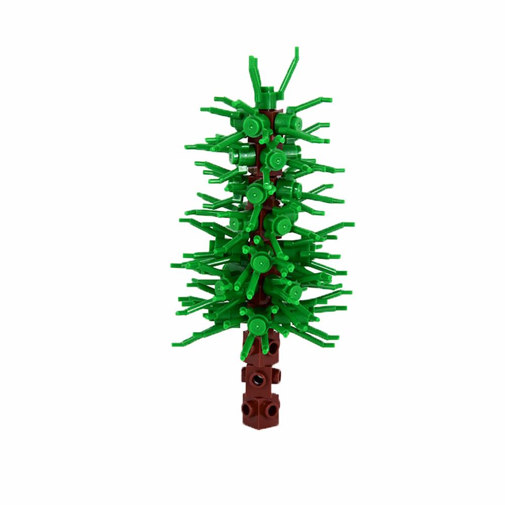 

MOC DIY Jungle Garden & Tree Building Blocks - Courtyard Landscape Bricks Compatible with Major City Street View Sets