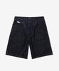 NOAH (U) Pleated Denim Shorts Indigo
