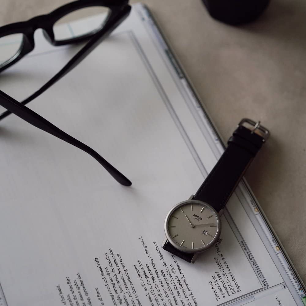 Watch Black [Boccia Titanium] 3637-01