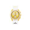 Swatch X Omega Biokeramik Mondmission zur Sonne Herrenuhren Weiß SO33J100