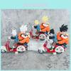 Dragon Ball Super Saiyan Son Goku And Son Gohan Pvc Action Figure With Assembly For Collectors And Fans