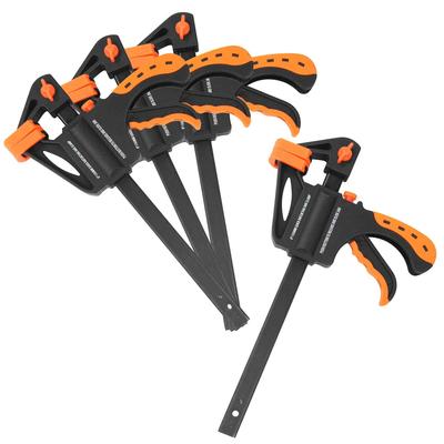 Resin Quick Bar Opening Depth of E-Value Clamp, Approx. 150mm, 63mm, ERC-150M (Pack 4)