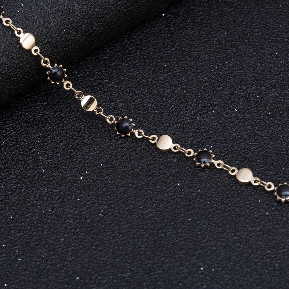 Women Exquisite Unique Colorful Sawtooth Design Hollow-out Bracelet Delicate Hand Chain