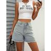 New Women's High Waist Denim Shorts, Loose Fit Casual Jeans Shorts with Slimming Effect for Summer Trendy Wear