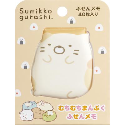 Sumikkogurashi Gordinho Pegajoso H59 x L50 x P15mm San-X Notas, Gato, MH23403,