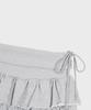 Alkialka Ruffle Jersey Skirt (Gray)