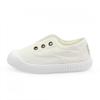 Victoria Shoes Kids Inglesa Washed Cotton Sneakers White 106627 Blanco