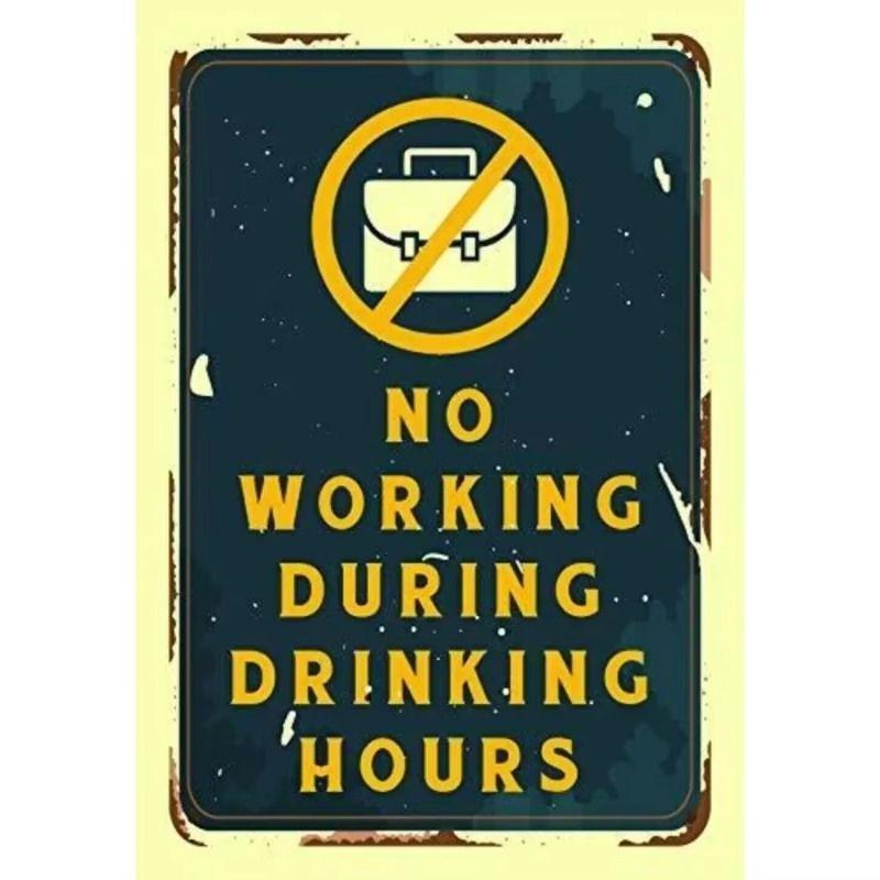 

Metal Wall Art Sign Home Decor 20x30cm