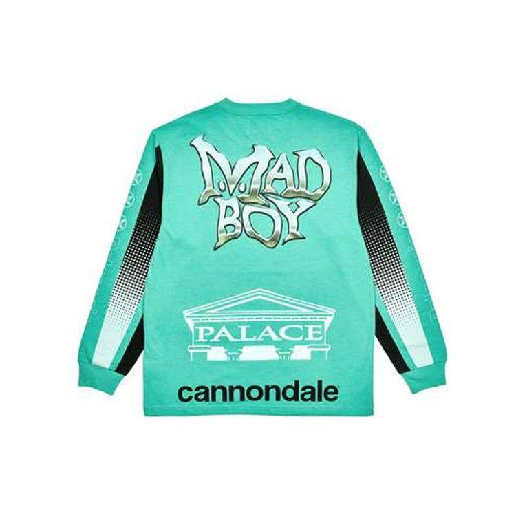 Palace Cannondale Mad Boy Long-Sleeve Mint Unisex Tops Green P21CLS002