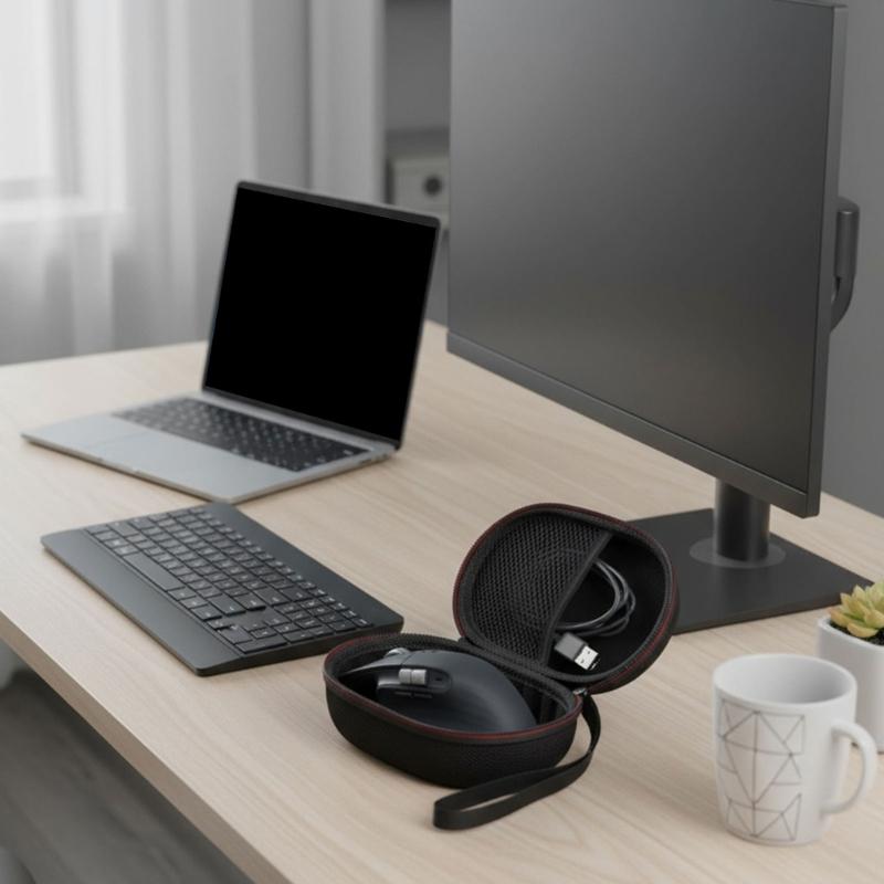 Portable Hard EVA Case Mouse Carrying Storage Bag for MX 4 Mouse for Travel Office Home, Case Only