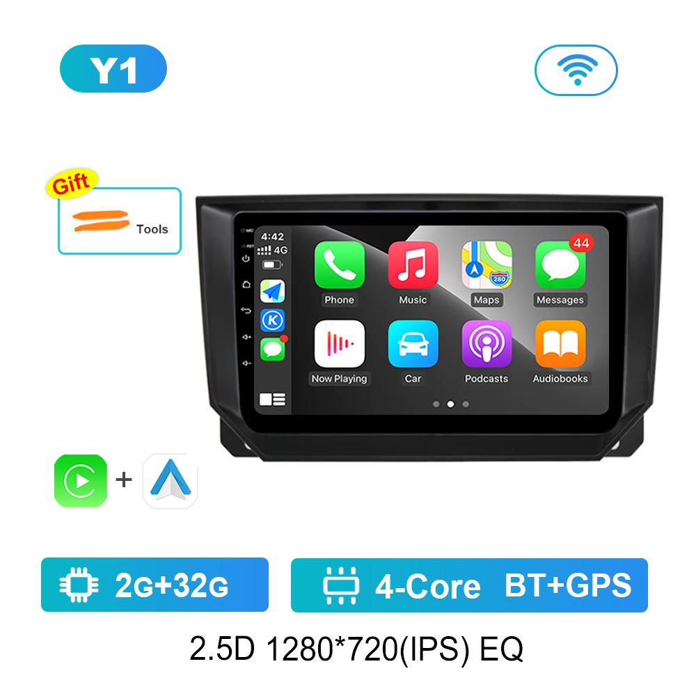 

9-дюймовая система Android GPS автомобильный радиоприемник мультимедийный плеер для Seat Ibiza 2017 - 2020 4G Bluetooth IPS экран DSP стерео WiFi авто инструменты