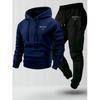 Mens Hooded Oversized Sweatshirt Set Long Sleeve Top Pants Casual Sportswear