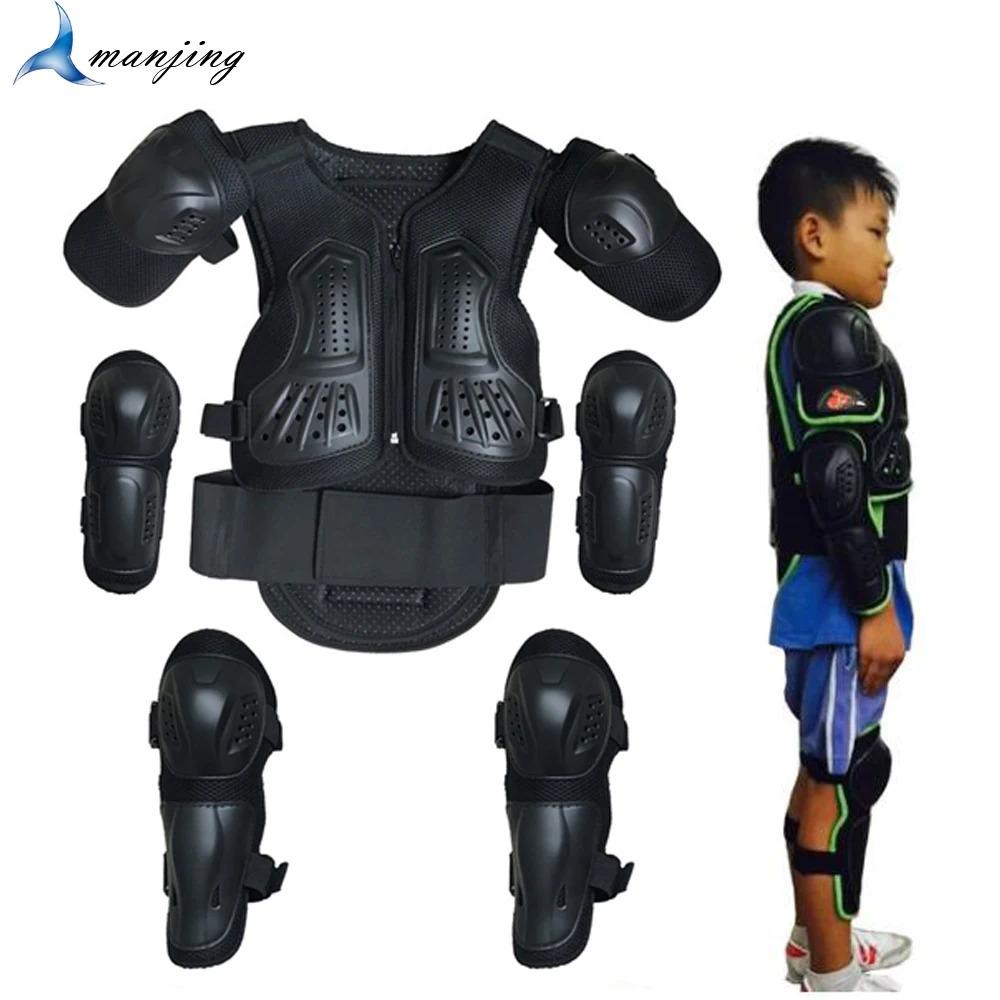 For Height 1-1.7M Boys Girls Youth Child Kids Body Protection Motocross Armor Vest Suits Skiing Skating Motorcycle Care Armor