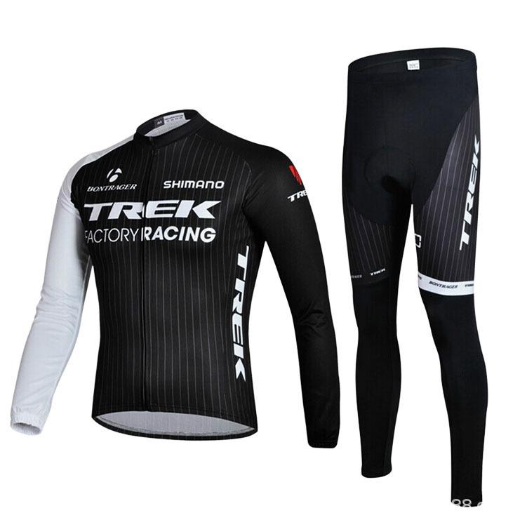 Autumn and Winter Long-sleeved Bicycle Cycling Suit Men's and Women's Bicycles, Bicycles, Moisture-wicking Clothes