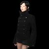 Giacca Corta Stile Napoleon Slim Fit Cappotto con Collo Rialzato Moda Cappotto Stile Corte Ottenuto