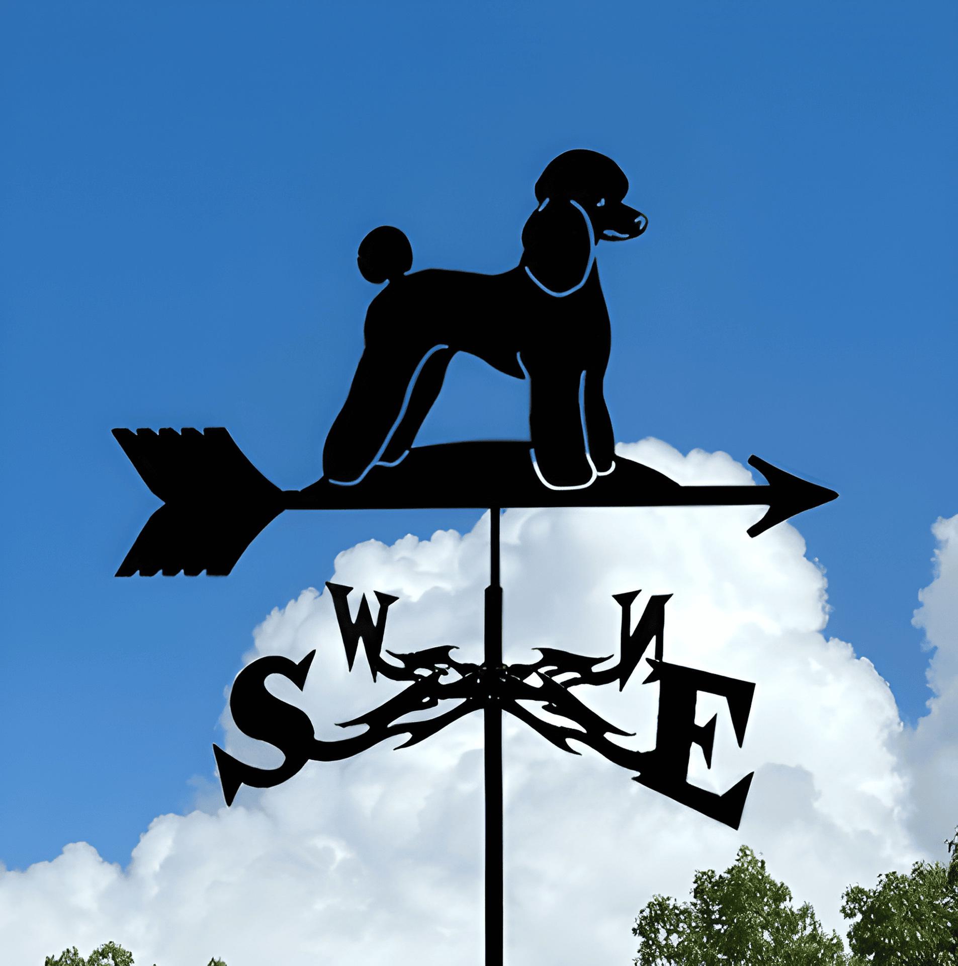 

Декоративний чавунний флюгер - зовнішня металева прикраса даху