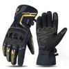 Winter Motorcycle Gloves for Men Women Thermal Windproof Waterproof Riding Glove Impact Resistant Fleece Lined Cold Weather Gear