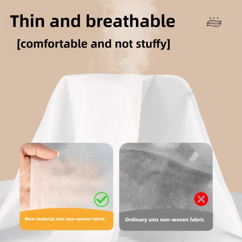 Non Slip Disposable Fitted Sheet with Elastic Bands Disposable Sheet Bed Cover  Hotel