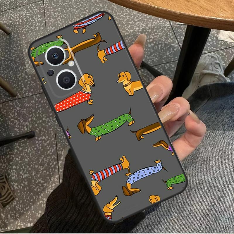 Dachshund Dog Funda For OPPO Reno 8T 2Z 4Z 5Z 10 4 5 6 7 8 Lite OPPO Find X2 X3 Neo X6 Pro X5 Lite Case
