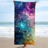 Universe Space Pattern Beach Towel for Family Stuffs Friends Gifts Quick-Dry Sand Free For Bath Yoga Beach Camping Swimming GYM