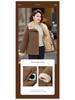Women's Casual Plus Velvet Jacket for Ages 40-60: Thickened Lapel Style