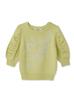 Snidel Embroidered Knit Pullover SWNT231159 Lime F Women's