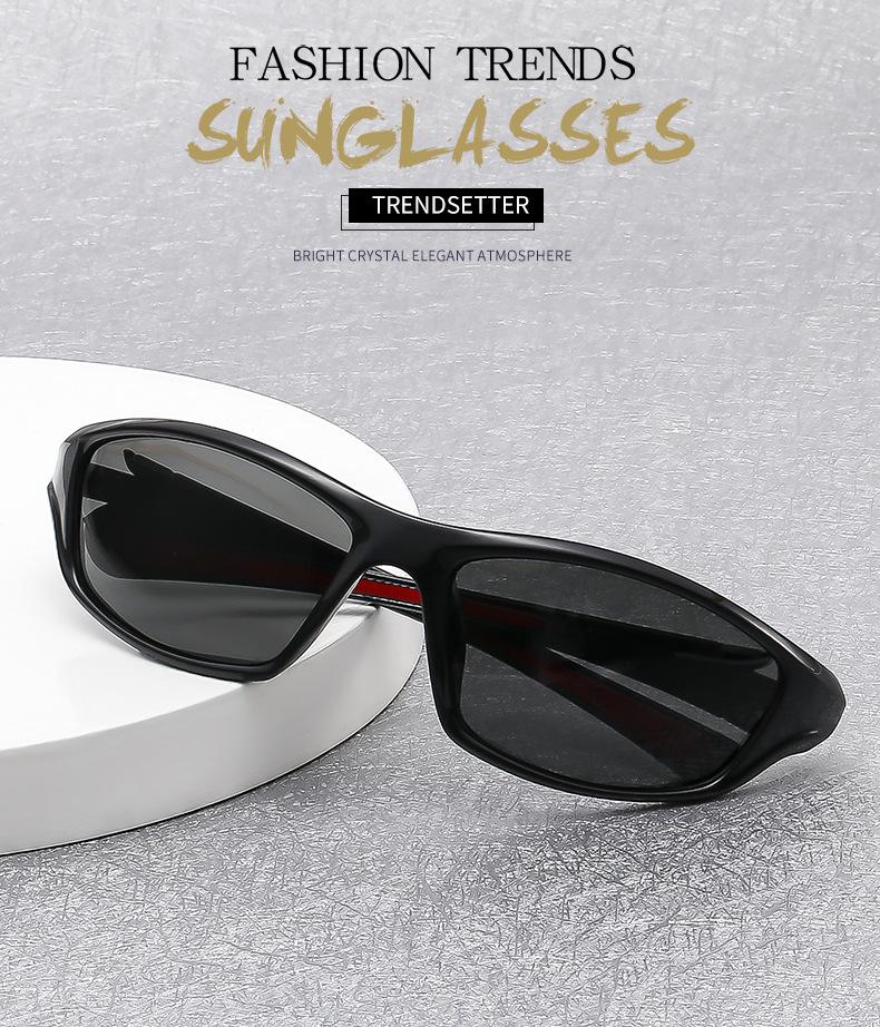 Fashionable Sports Sunglasseses for Men and Women UV 400 Shielding Ideal for Fishing Hiking Running Cycling Mountaineering